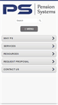 Mobile Screenshot of pensionsystems.com